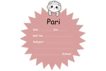 Editable Star Labels Slips