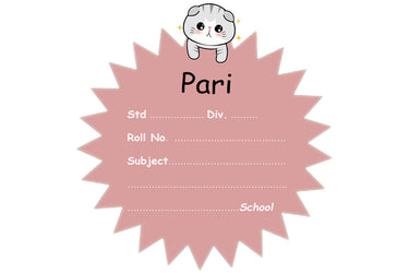 Editable Star Labels Slips