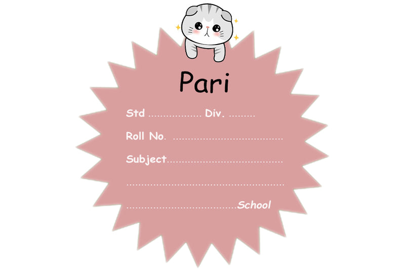 Editable Star Labels Slips