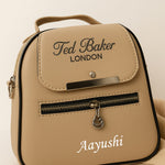 Personalized Women's Leather Sling Bag – Custom Name, Heart Charm & Elegant Design | Love Craft Gifts
