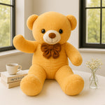 Big Brown Teddy Bear with Elegant Bow – Ultra Soft Plush Toy for Kids & Gifting | Love Craft Gifts