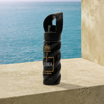 Custom Name Perfume Bottle for Men – Sleek Black Wave Design