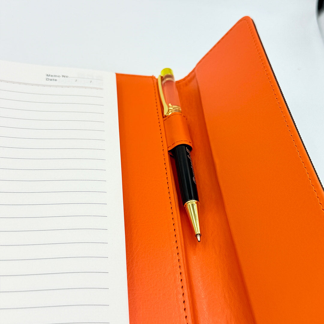 Premium Leather Organizer Diary with Card Holder – Executive Business Planner Folder | Love Craft Gifts