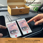 Couple Eye Car Hanger (2×3" – Custom Eye Photo)| Love Craft Gifts