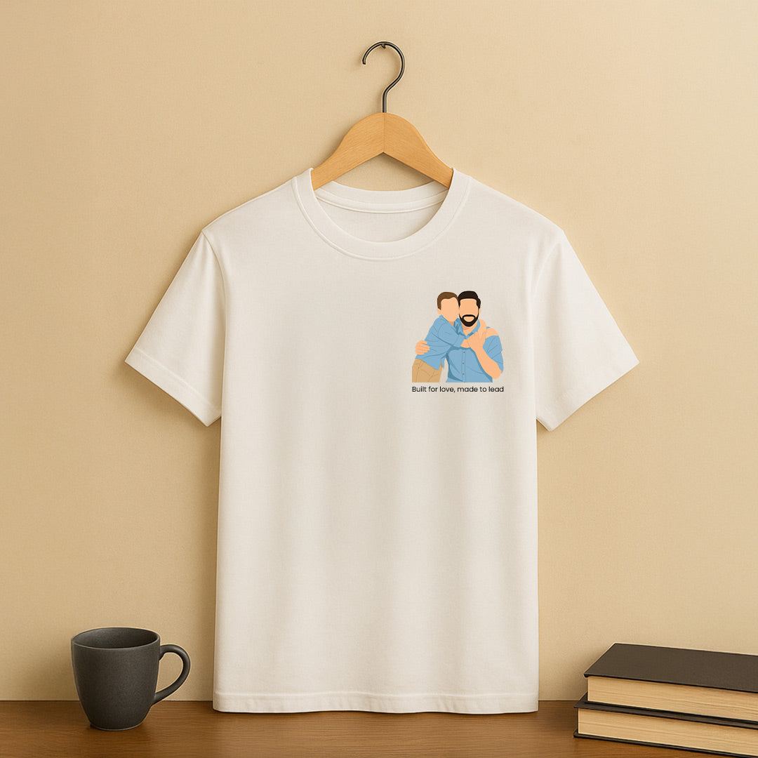 Father & Son Bonding T-Shirt – Built for Love, Made to Lead | Love Craft Gifts