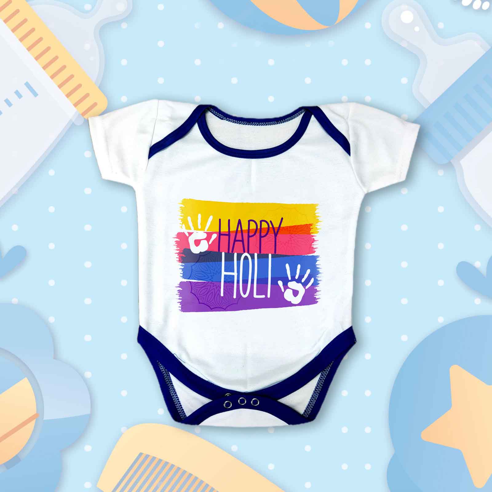 First Holi T-shirts For Kids |Love Craft Gifts