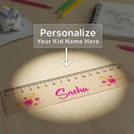 Personalized Blossom Acrylic Name Scale | 15 cm | Love Craft Gifts