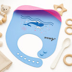 Personalized Silicone Baby Bib – Cute Animal Design | Love Craft Gifts