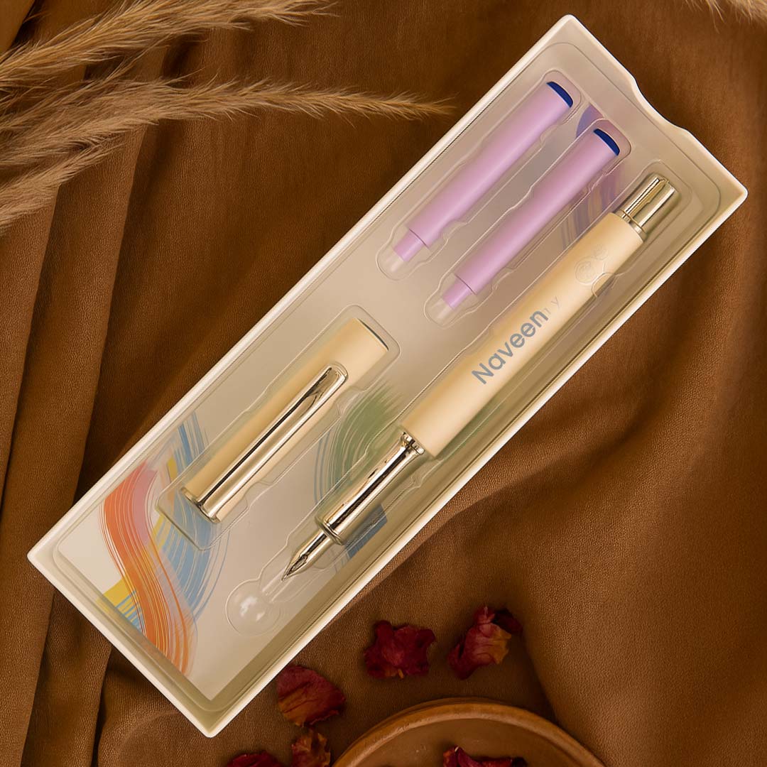 Personalized Fountain Pen Gift Set | Custom Name Engraved