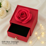 Luxury Red Gift Box with Drawer – Premium Rose Top & Best Wishes Text| Love Craft Gifts