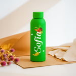 Personalized Floral Name Water Bottle | Love Craft Gifts