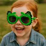 Customized Kids Dinosaur Sunglasses – Personalized Name Cartoon UV Shades | Love Craft Gifts