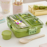 Personalized Green Unicorn Lunchbox with Spoon & Container | Love Craft Gifts