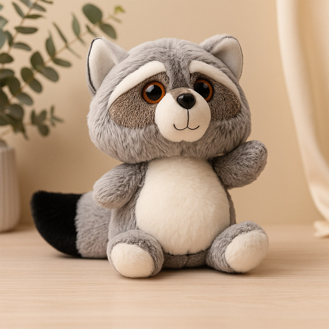 Raccoon Plush Soft Toy for Kids – Cuddly Stuffed Animal Gift | Love Craft Gifts
