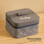 Personalized Grey Jewellery Storage Box | Love Craft Gifts