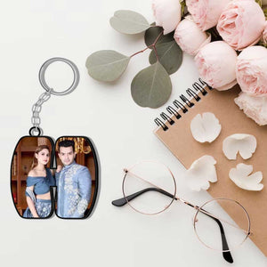 Alphabet Shape-Photo Printed Keychain | Love Craft Gifts