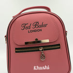 Personalized Women's Leather Sling Bag – Custom Name, Heart Charm & Elegant Design | Love Craft Gifts