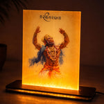 Shree Ram Bhakt Hanuman Ji Acrylic LED Lamp (6×8 Inch) | Love Craft Gifts