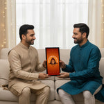 Hanuman Chhavi Wall Frame with Ram Mantra (18×8 Inch) | Love Craft Gifts