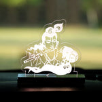 Lord Krishna LED Car Dashboard Lamp – Premium Acrylic Kanha Dashboard Light for Car Interior, Home Decor & Spiritual Gift | LoveCraftGifts™