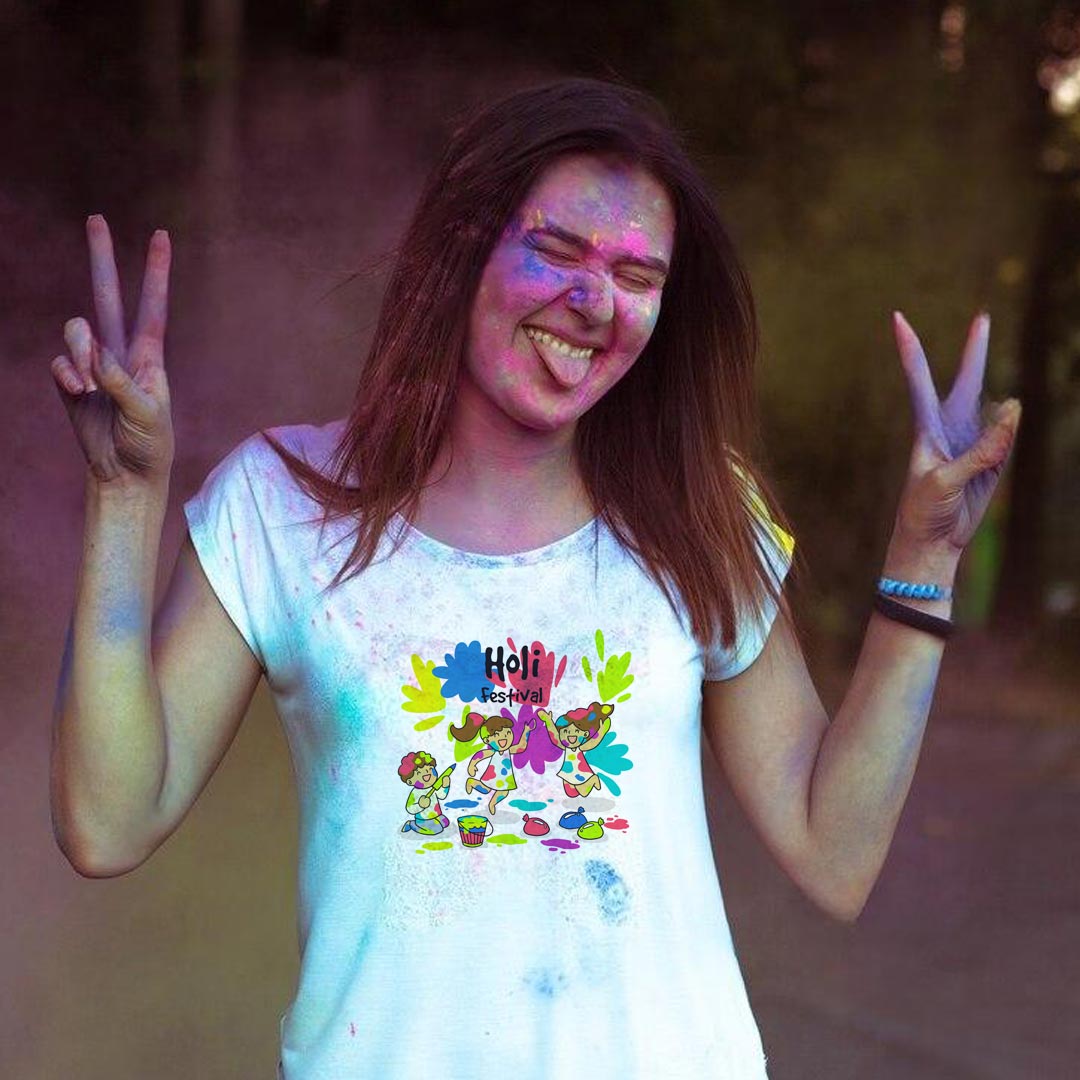 Holi Printed T-shirts