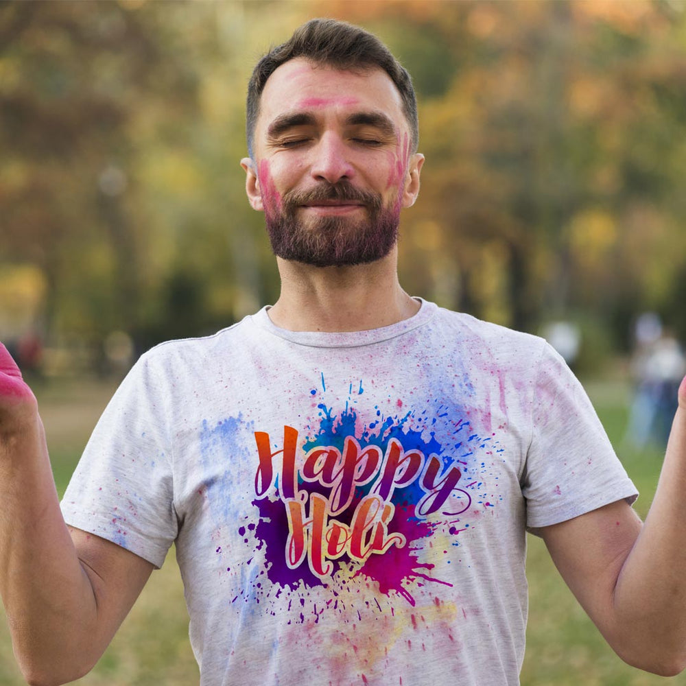 Holi Special Custom T-shirts | Love Craft Gifts