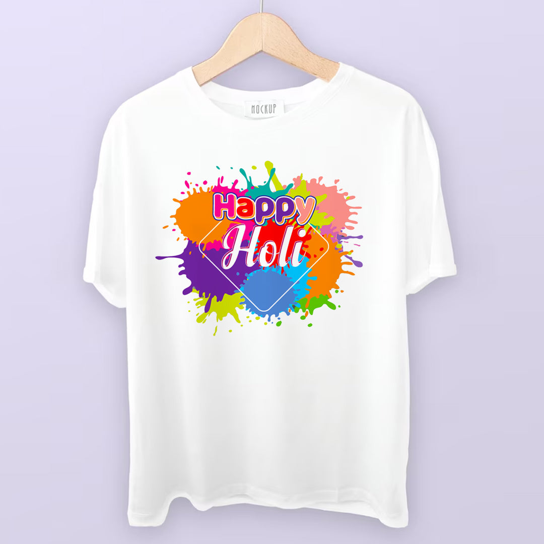 Custom Holi T-shirt 2025