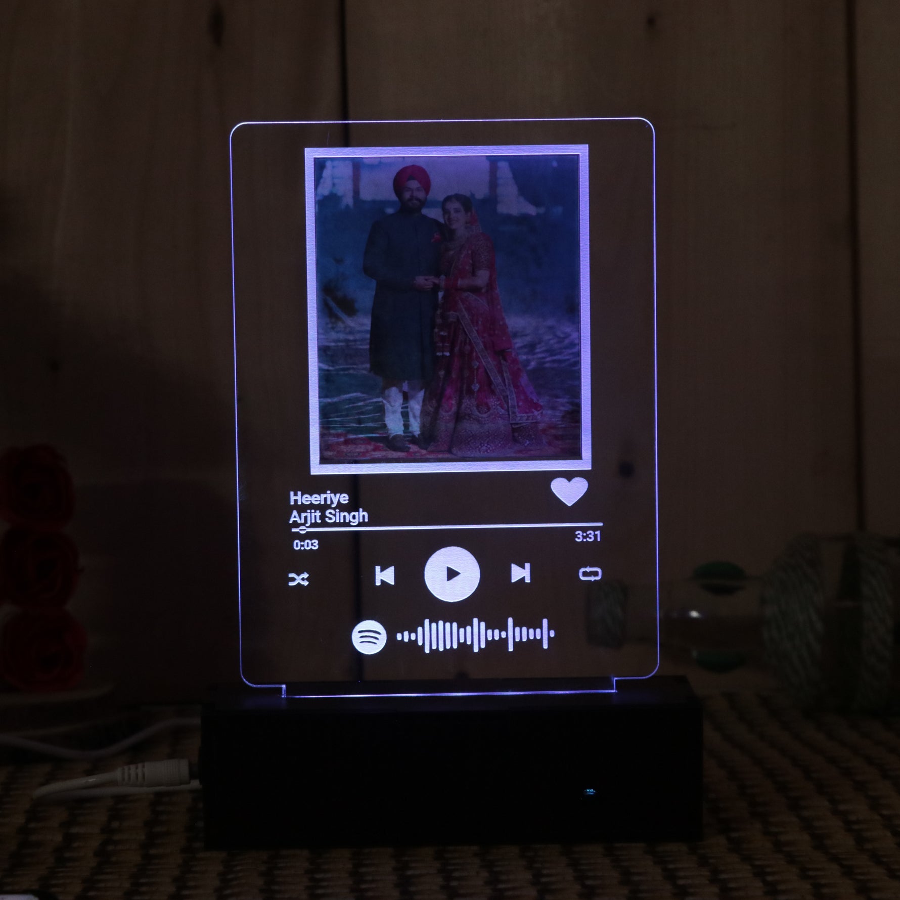 Customized Spotify Plaque | Love Craft Gifts