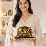 Jagannath Trinity Key Holder | Spiritual Key Hanger for Home