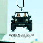Couple Jeep Car Hanger