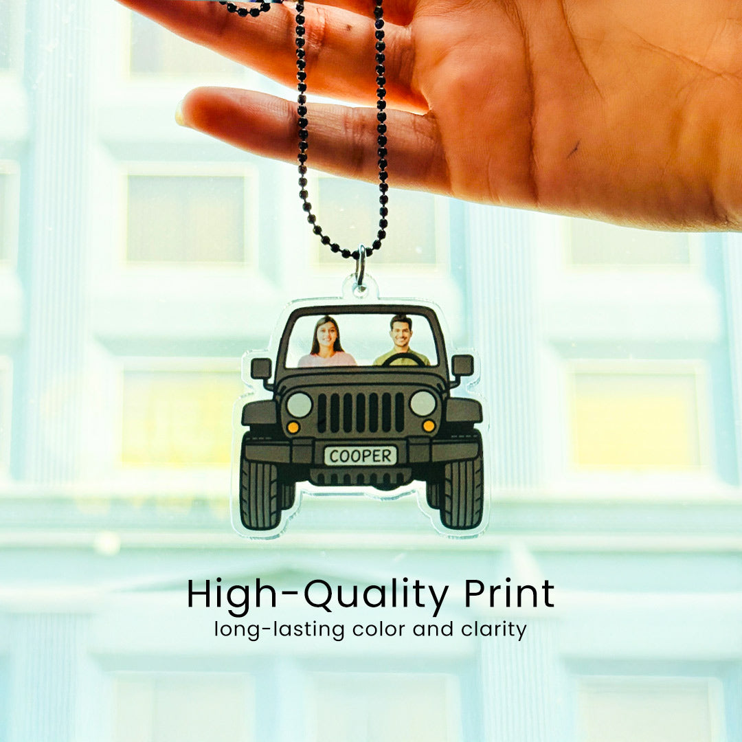 Jeep Car Hanger with Chain