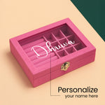 Pink Velvet Jewellery Organizer Box | Love Craft Gifts