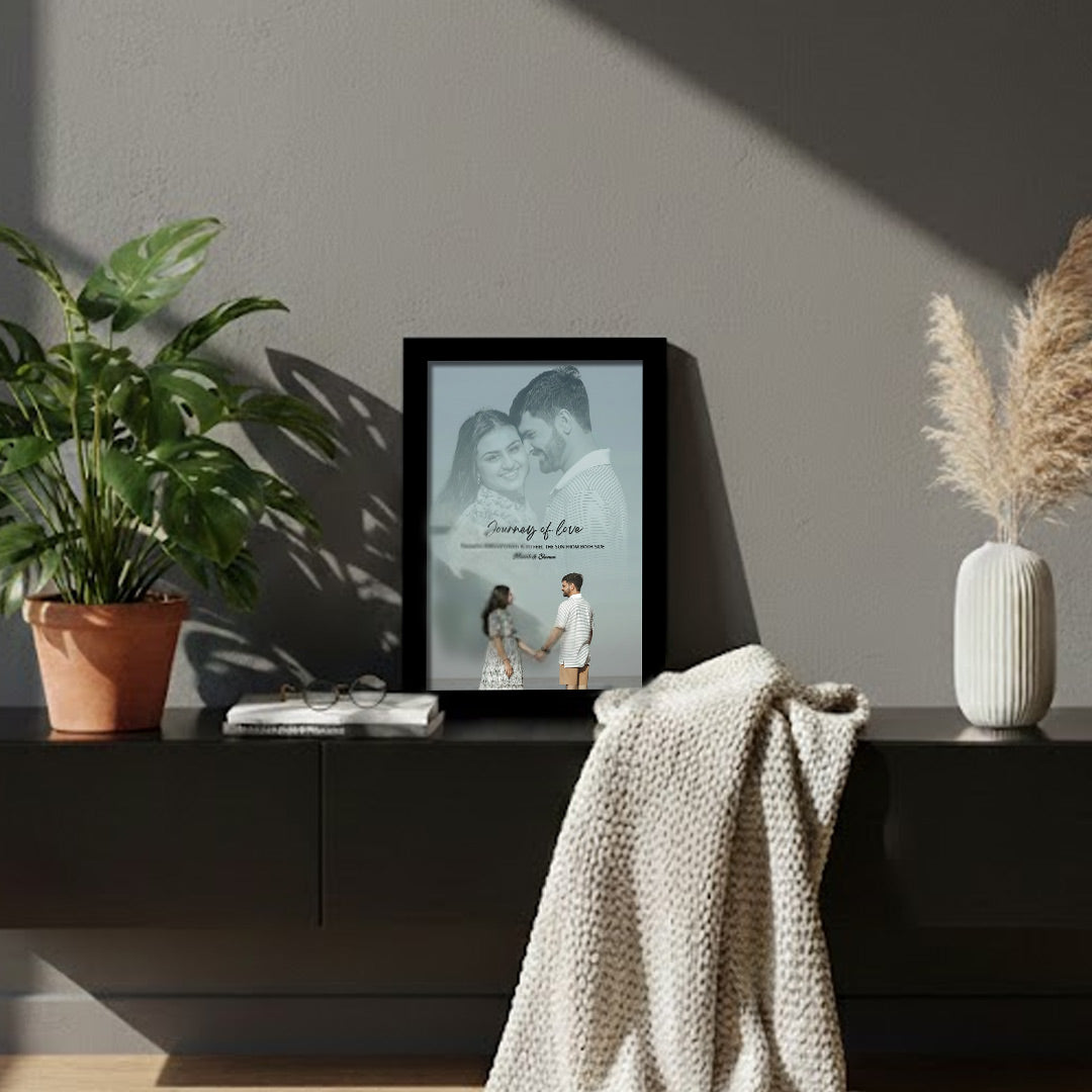 Personalized “Journey of Love” Couple Photo Frame | Love Craft Gifts