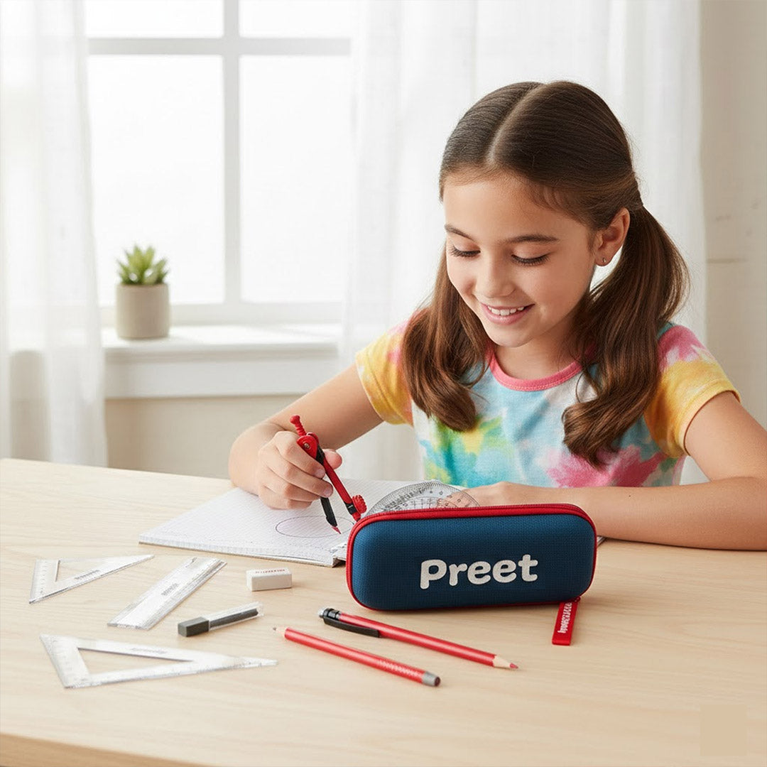 Personalized Name Hardtop Pencil Box for Kids | Love Craft Gifts