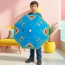 Shark Print Personalized Kids Umbrella