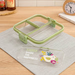 Personalized Green Unicorn Lunchbox with Spoon & Container | Love Craft Gifts