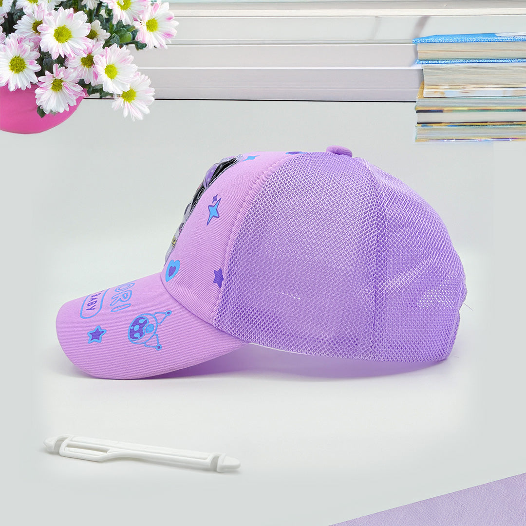 Cute Kids Cartoon Character Mesh Cap – Kuromi, Melody, Cinnamoroll (Adjustable & Breathable) | Love Craft Gifts