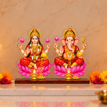Lakshmi Ganesha Decorative Plaque | Diwali Puja Home Décor & Festive Gift | 6x7" | Love Craft Gifts™