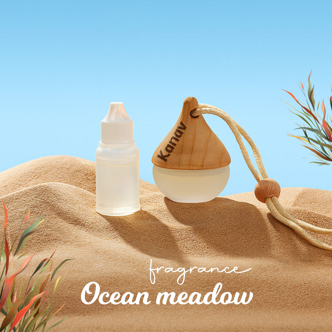 Personalized Wooden Car Hanging Perfume Bottle (Lemon Twist, Lavender, Ocean Meadow) | Love Craft Gifts