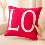 Personalized LOVE Letter Reversible Cushion | Love Craft Gifts