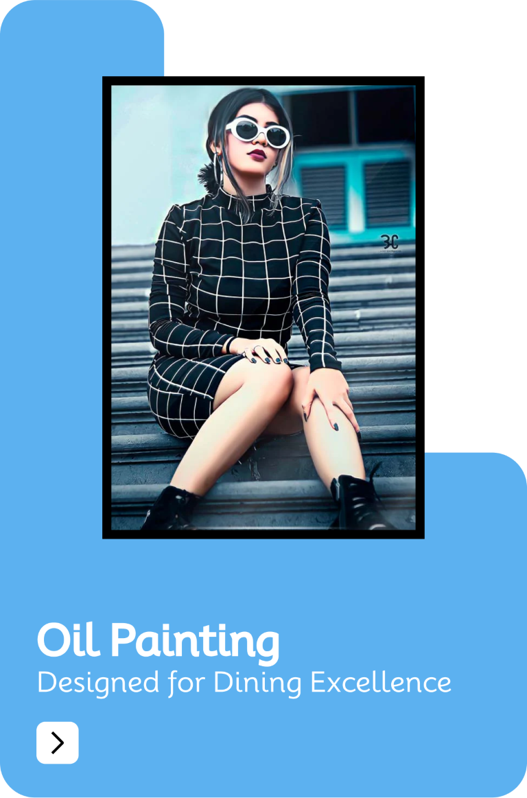 Love Craft Gifts | Oil Painting | Collection – Custom Oil Painting Portraits with Personalized Names and Artistic Finishes for Elegant Gifting and Home Decor
