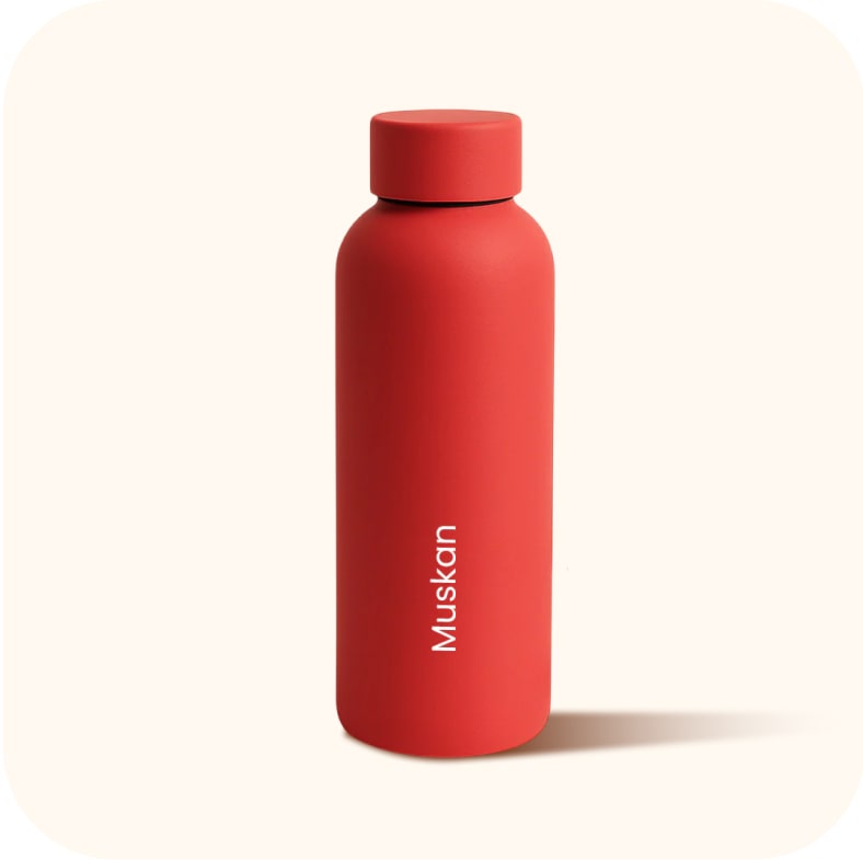 Love Craft Gifts | Temperature Water Bottle | Collection – Personalized Name Temperature Bottles with LED Display for Kids and Adults
