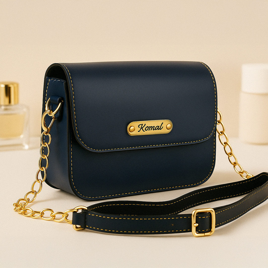 Personalized Premium Leather Sling Bag | Love Craft Gifts