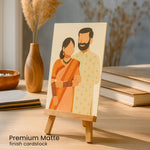 Custom Wedding Couple Acrylic Illustration – 4x6" | Love Craft Gifts