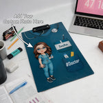 Medical Exam Board – Customized Doctor Cartoon Clipboard | Love Craft Gifts