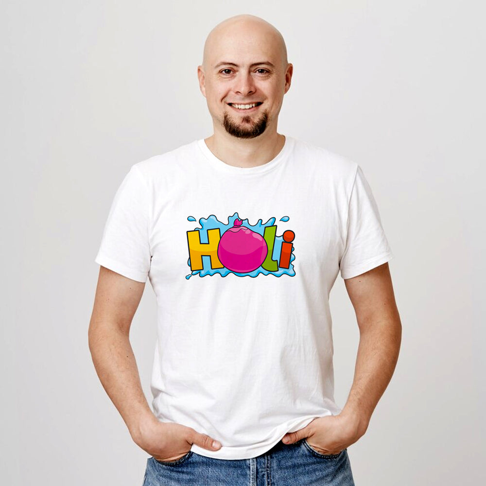 Custom Holi T-shirt 2025