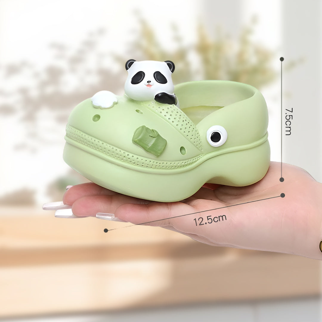 Green Mini Ceramic Shoe Planter | love craft gifts