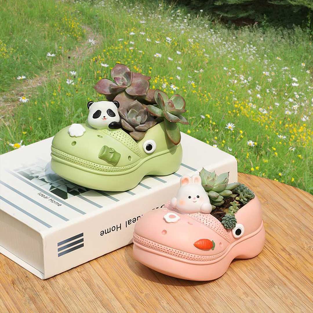 Pink Mini Ceramic Shoe Planter | love craft gifts