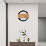 Personalized Wooden Round Wall Clock | Love Craft Gifts