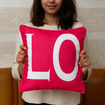 Personalized LOVE Letter Reversible Cushion | Love Craft Gifts